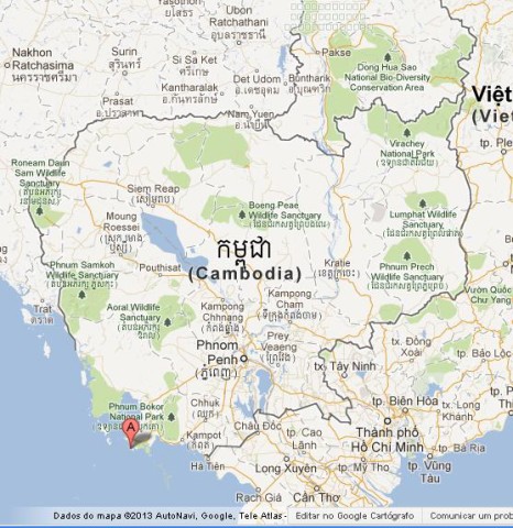 Where is Koh Russey on Map of Cambodia
