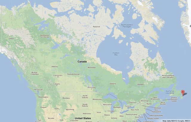 Where is Newfoundland on Map of Canada