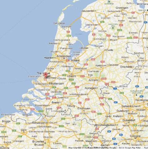 Where is Delft on Map of Netherlands