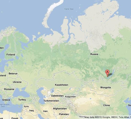 Where is Irkutsk on Map of Russia
