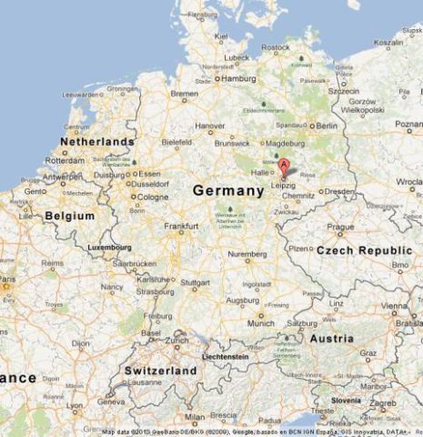 Where is Leipzig on Map of Germany