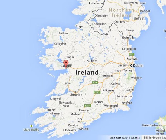 Where is Galway on Map of Ireland
