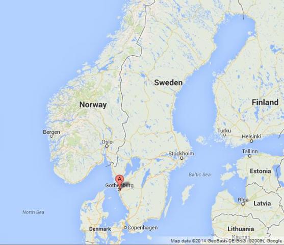 Where is Gothenburg on Map of Sweden, location Gothenburg map Sweden, Gotemburgo mapa Suecia