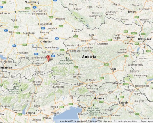 Where is Alpbach on Map of Austria