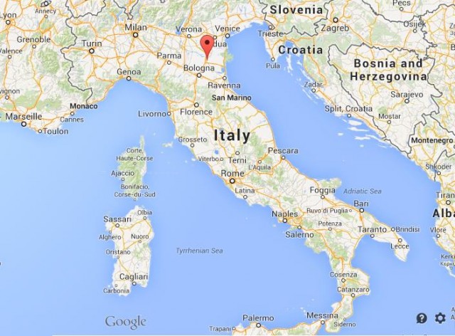 location Ferrara map Italy, where is Ferrara map Italy