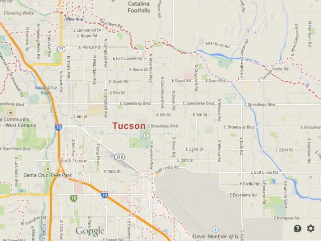 Tucson map