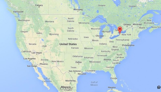 location of Buffalo on map of USA