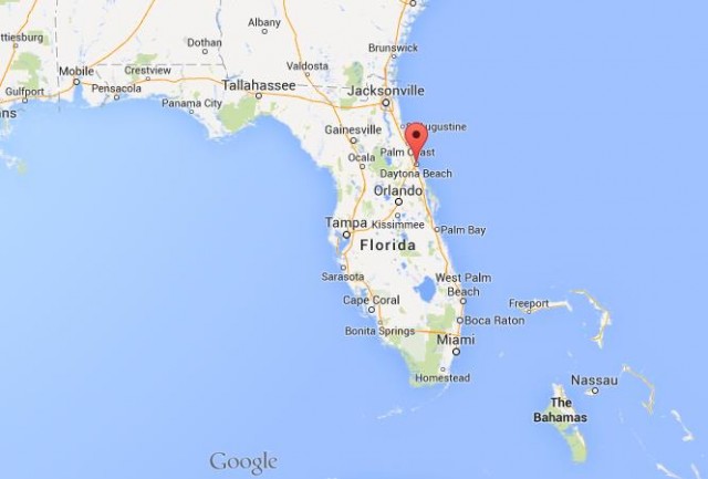 location Daytona Beach map Florida
