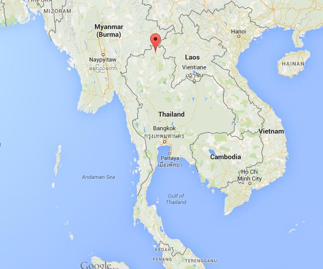 Where Is Chiang Rai On Map Thailand