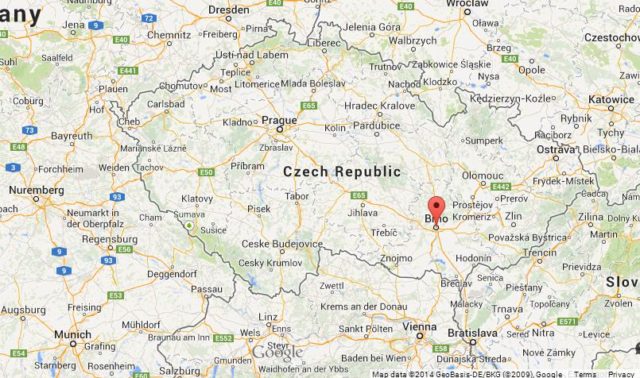 Where is Brno on Map of Czech Republic