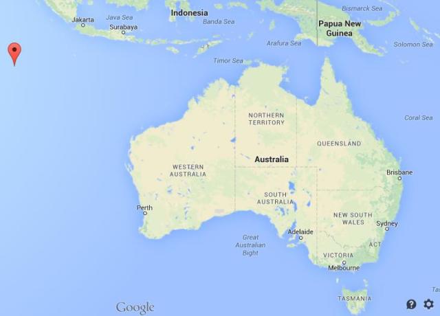 where is Coco Islands on Map Australia