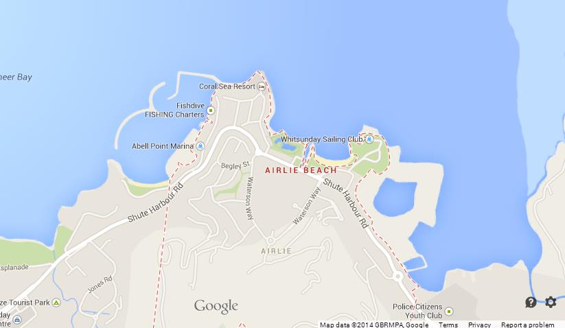 Map Of Airlie Beach 
