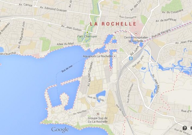  La Rochelle map
