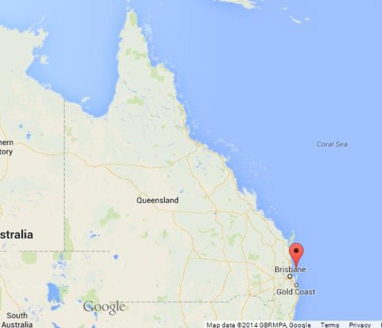 Where is Moreton Island on Map of Queensland