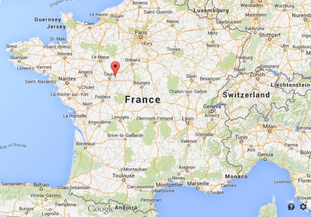 Where is Amboise on map of France