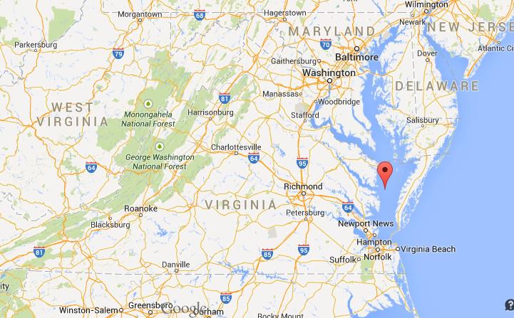 Where Is Chesapeake Bay Map Virginia