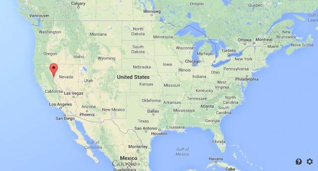 Where is Reno on map of USA
