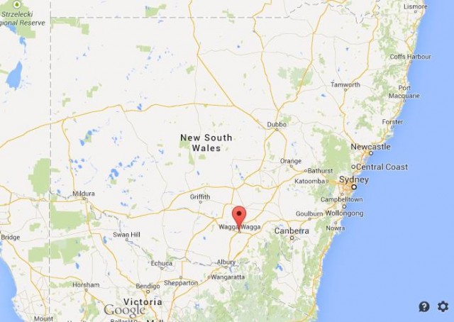 location Wagga Wagga map New South Wales