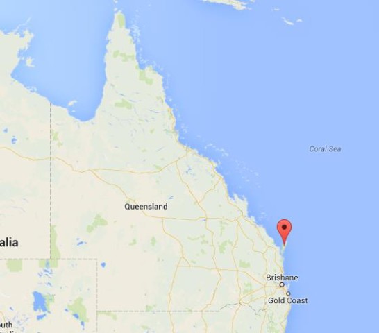 Where is Fraser Island on Map of Queensland