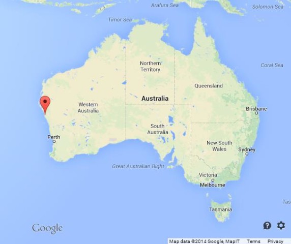 Where is Kalbarri National Park on Map of Australia