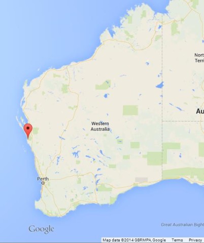 Where is Kalbarri National Park on Map of Western Australia