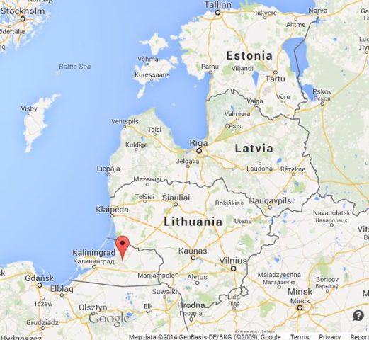 Where is Kaliningrad on Map