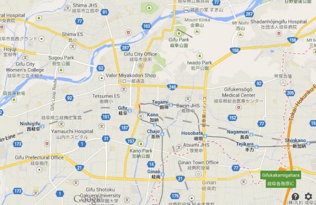 Gifu map