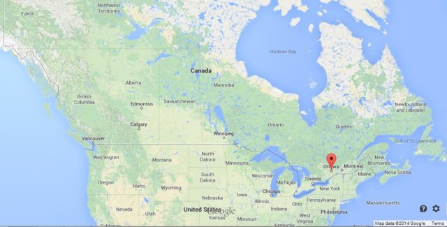 Where is Ottawa on Map of Canada
