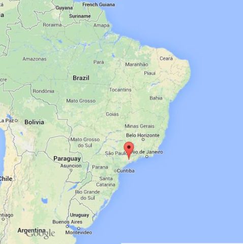 Where is Sao Paulo on Map of Brazil