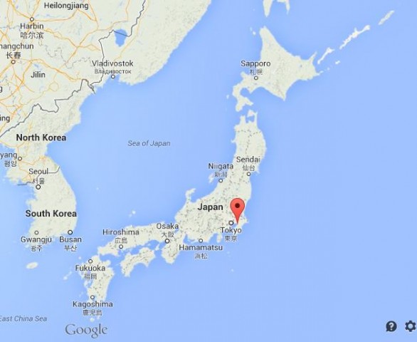 location Chiba map Japan