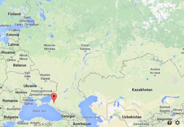 location Krasnodar map Russia