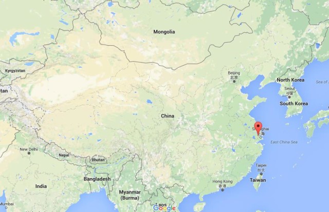 location Kushan on map of China