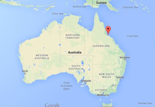 location Magnetic Island on map Australia