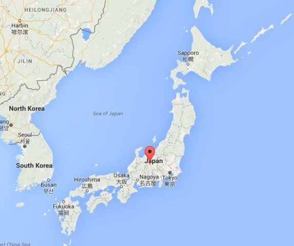 location Matsumoto on map Japan