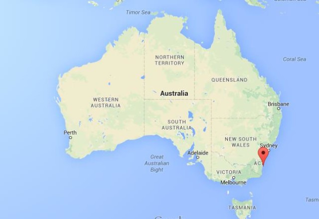 location Montague Island on map Australia