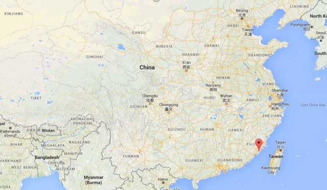 location Quanzhou on map China
