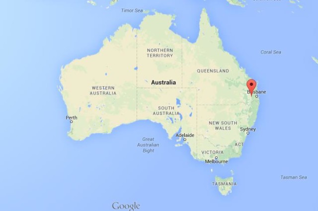 location Toowoomba on map Australia