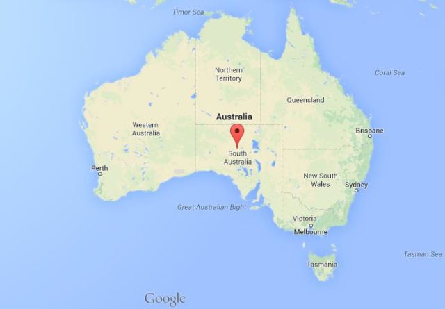 Where is Coober Pedy on Map of Australia