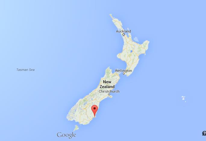 Dunedin On Map Of New Zealand