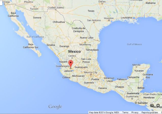 Where is Guadalajara on Map of Mexico