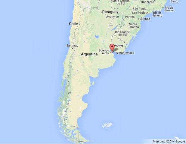 Where is La Plata on Map of Argentina