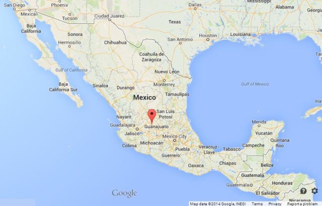 Where is Leon on Map of Mexico