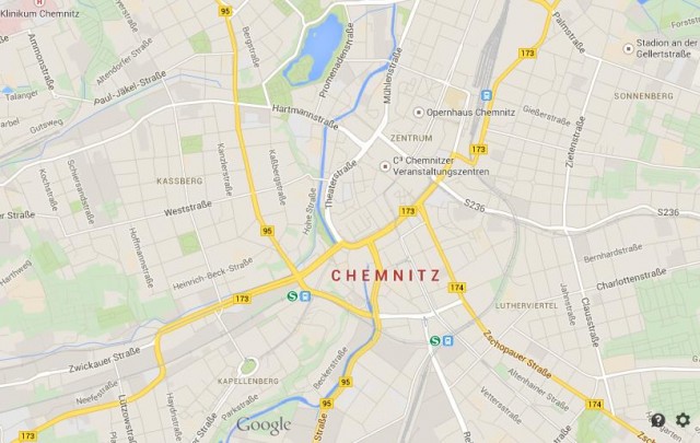 Chemnitz map