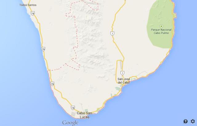 Map of Los Cabos Mexico, Map of Los Cabos Baja California