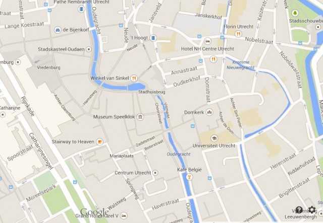 Utrecht Centre map