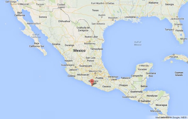 Where is Acapulco on Map of Mexico