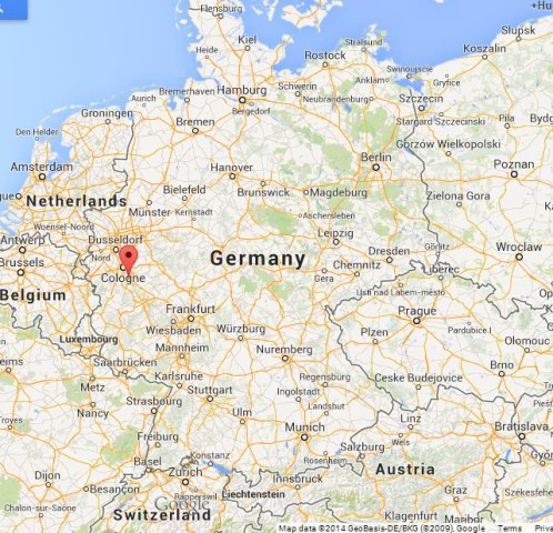 Where is Bonn on Map of Germany