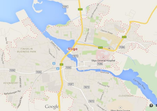 Map of Sligo Ireland