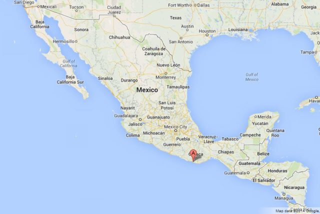 Where is Puerto Escondido on Map of Mexico