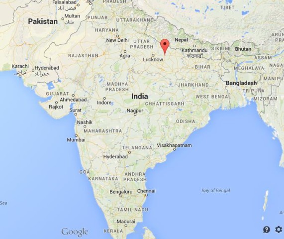 location Ayodhya on map India